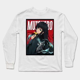 Muichiro Red Comic Long Sleeve T-Shirt